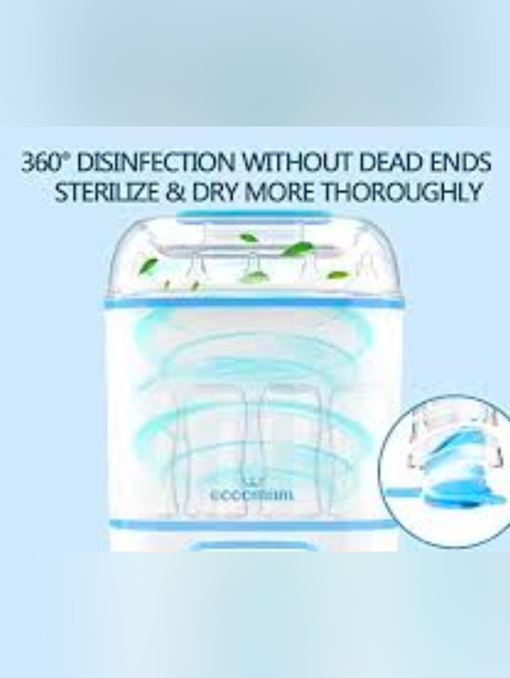 Eccomum tan 5-in-1 Baby Sterilizer & Dryer